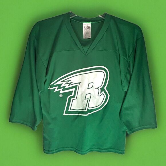 Rapid City RUSH Minor Hockey, Green Special Jersey #12 Polyester Knit Youth S - Picture 1 of 3